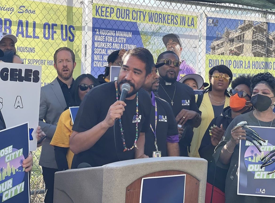 publicbankla's tweet image. From establishing the Los Angeles public bank to social housing, from strengthening worker power to tenant protection, LA is united to #FixLA!