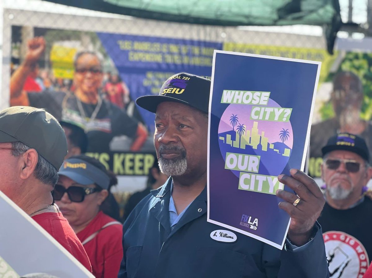 publicbankla's tweet image. From establishing the Los Angeles public bank to social housing, from strengthening worker power to tenant protection, LA is united to #FixLA!