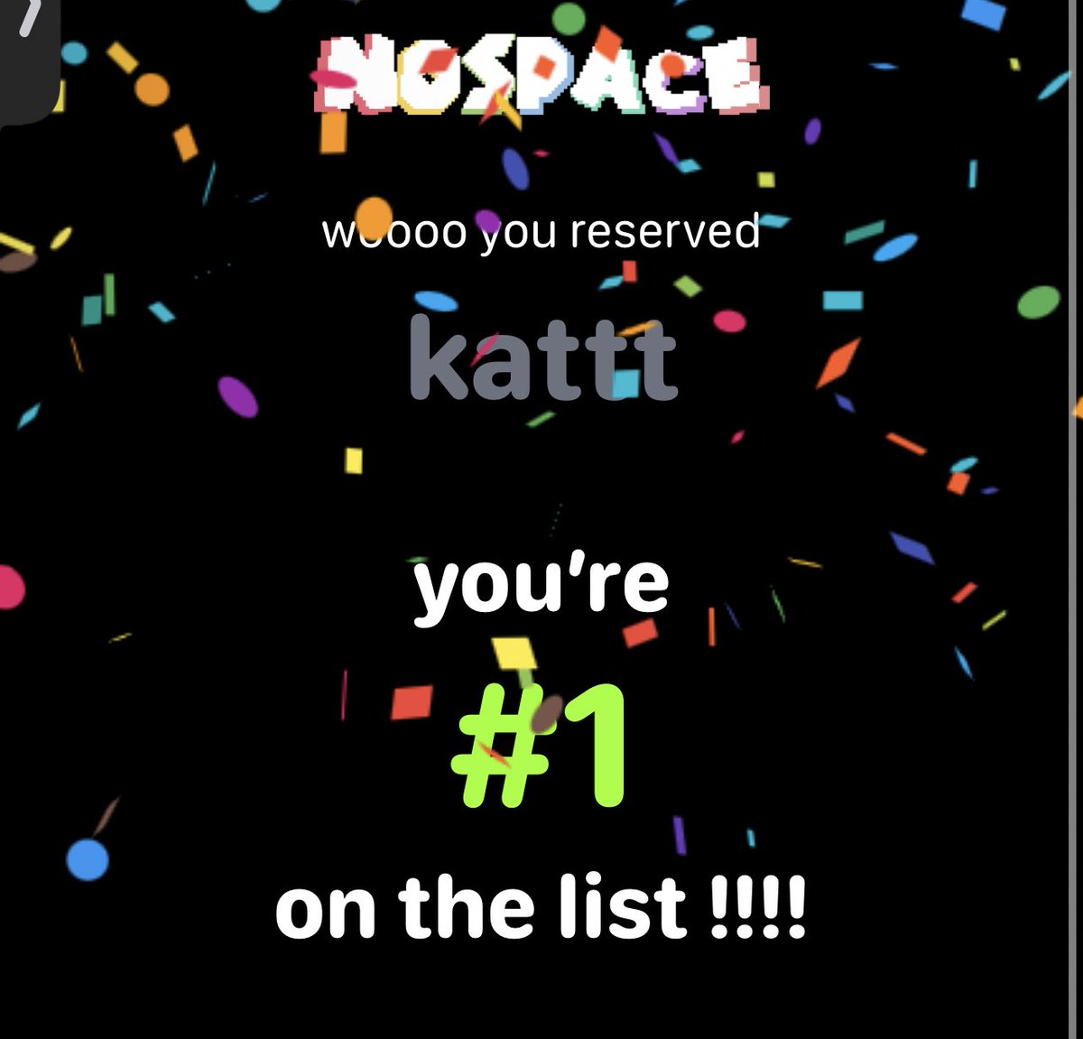 katalies's tweet photo. okay so now what… #nospaceapp https://t.co/rzk0qJjcGn