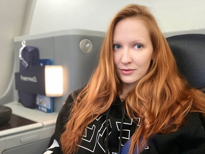 @DominaSnow got us first class for our flight home. Feeling like a very spoiled girlfriend 🥰 https://t<a class="tags" href="/tag/dominasnow">@dominasnow</a>