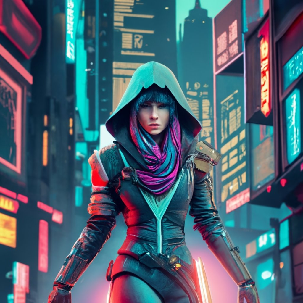 spyk_96's tweet photo. Assassins Creed if it was set in a CyberPunk universe... 
I'm here for it 😍

#ai #cyberpunk #assassinscreed #gaming #generate #inspiring #xbox #PlayStation #gamer https://t.co/eAmsyZnMtm
