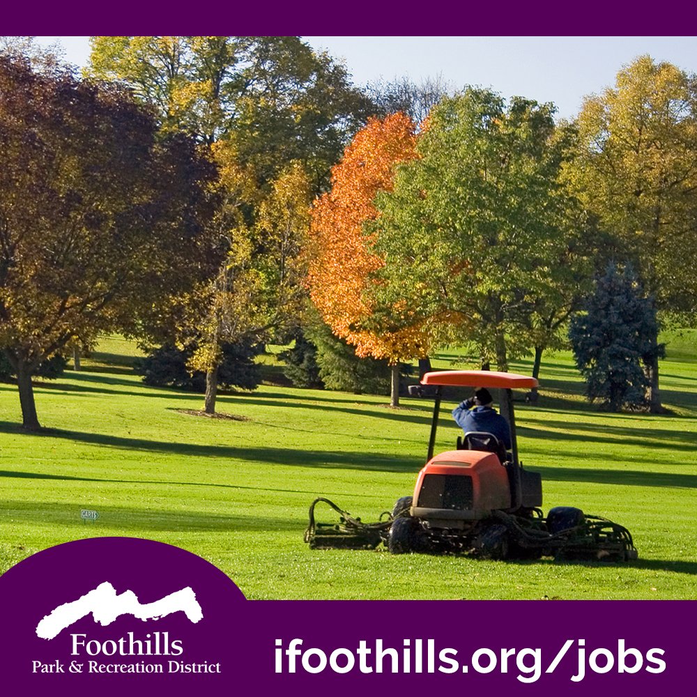 Now hiring for multiple positions in Golf Maintenance: 
Equipment Manager, Golf Maintenance Specialist/Irrigation Tech and Greenskeeper.
Visit ifoothills.org/jobs to apply.