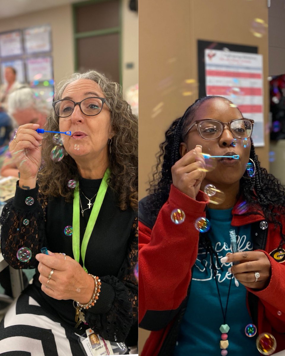 HumbleISD_ESE's tweet image. At ESE, we start our staff meeting with mindful moments. For today’s deep breathing, we blew bubbles! 🫧 😊🫧😊🫧#eseSOAR #BubblesAreFun