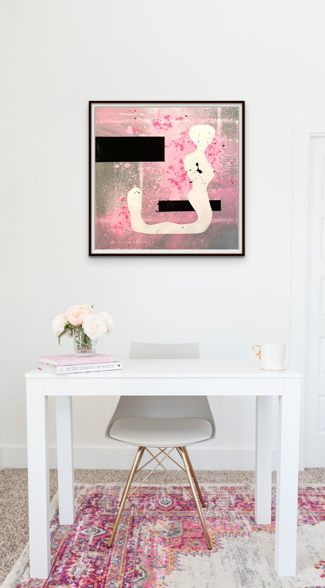 theresnoaft's tweet photo. Entitled: #ladyjudas. #fineart #abstract #abstractart #painting #artrental
#artforrent #modernart #contemporaryart #hotelart #officeart #抽象画 #美術品 #art #picoftheday #oregon #washingtonstate #pacificnorthwest
#Japan #rentart #rentalart #shedevil #judas #pink https://t.co/CNSeX0k9Xx