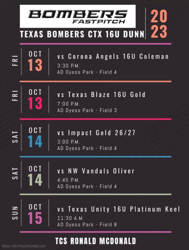 AllenJasmine26's tweet photo. So excited to play this weekend!! 🤗😁😁🥎 @ToriTyson @TexasCoachWhite @CoachBandin @BethTorina @CoachSingTexas @Coach_Inouye @CoachVLB @Vanntastic8 @Trisha_Ford @BUMoore https://t.co/cjJFM6GILX