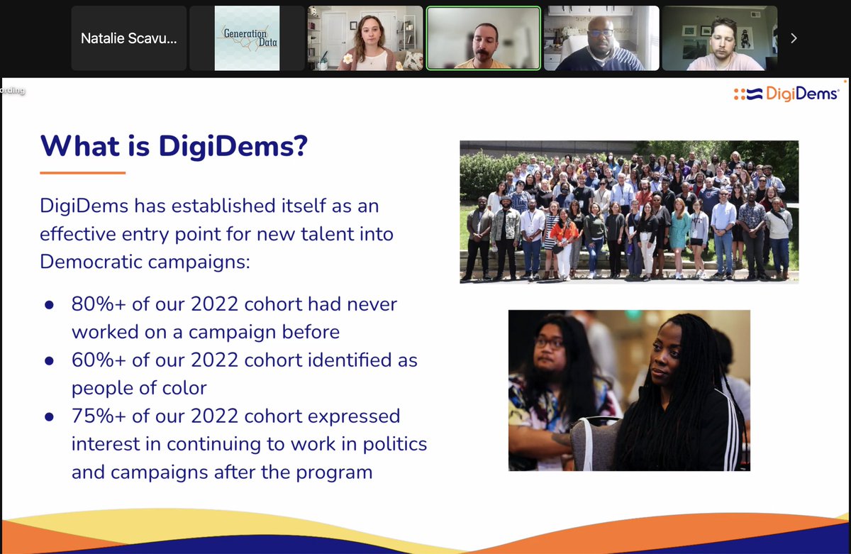 DigiDems's tweet photo. 🙌 Big thanks to @TheGenData for hosting us at an info session! 2024 is buzzing with opportunities. 🚀 Excited for the DigiDems program? Your gateway to campaigns is here!

🌟 Explore open roles: https://t.co/NpEuxmNmSH

Let’s drive change together! 🌊 #Elections2024 https://t.co/ylRbEMlQIG