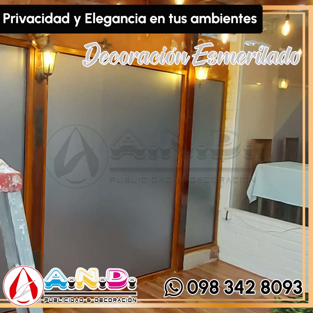 compuideaEC's tweet image. Decora tus espacios con nuestro vinil esmerilado, privacidad y estilo, se puede realizar con diseño cortado o impreso 098 3428093 Whatsapp -> bit.ly/3Xh2z2x