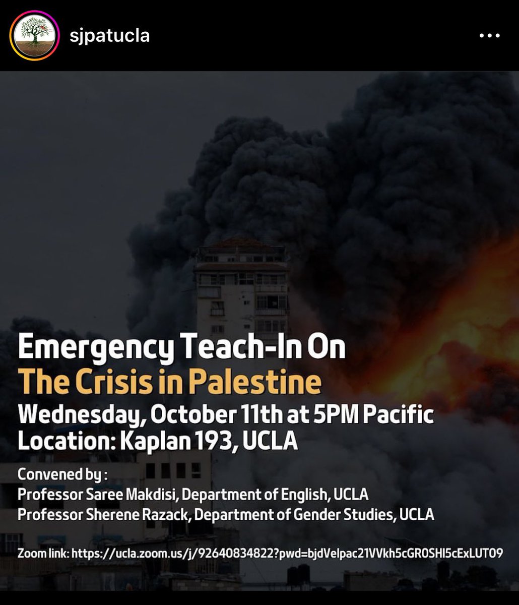 AYM_Higher_'s tweet photo. .@UCLA students are being offered extra credit to attend an anti-Israel, antisemitic lecture today. This is a violation of these students rights and the very principle of academic integrity. Join me in calling upon @UCLASenate to investigate. https://t.co/24LkHse8tp