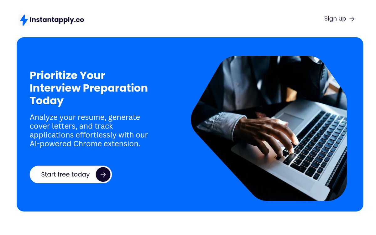 Instantapplyco's tweet photo. @janm_uiux "Unlock Your Dream Job with https://t.co/l6CwX3L66I! 🚀 Our powerful keyword analysis tool helps you craft the perfect resume, matching it seamlessly to job descriptions. https://t.co/1l1qEhYfhg