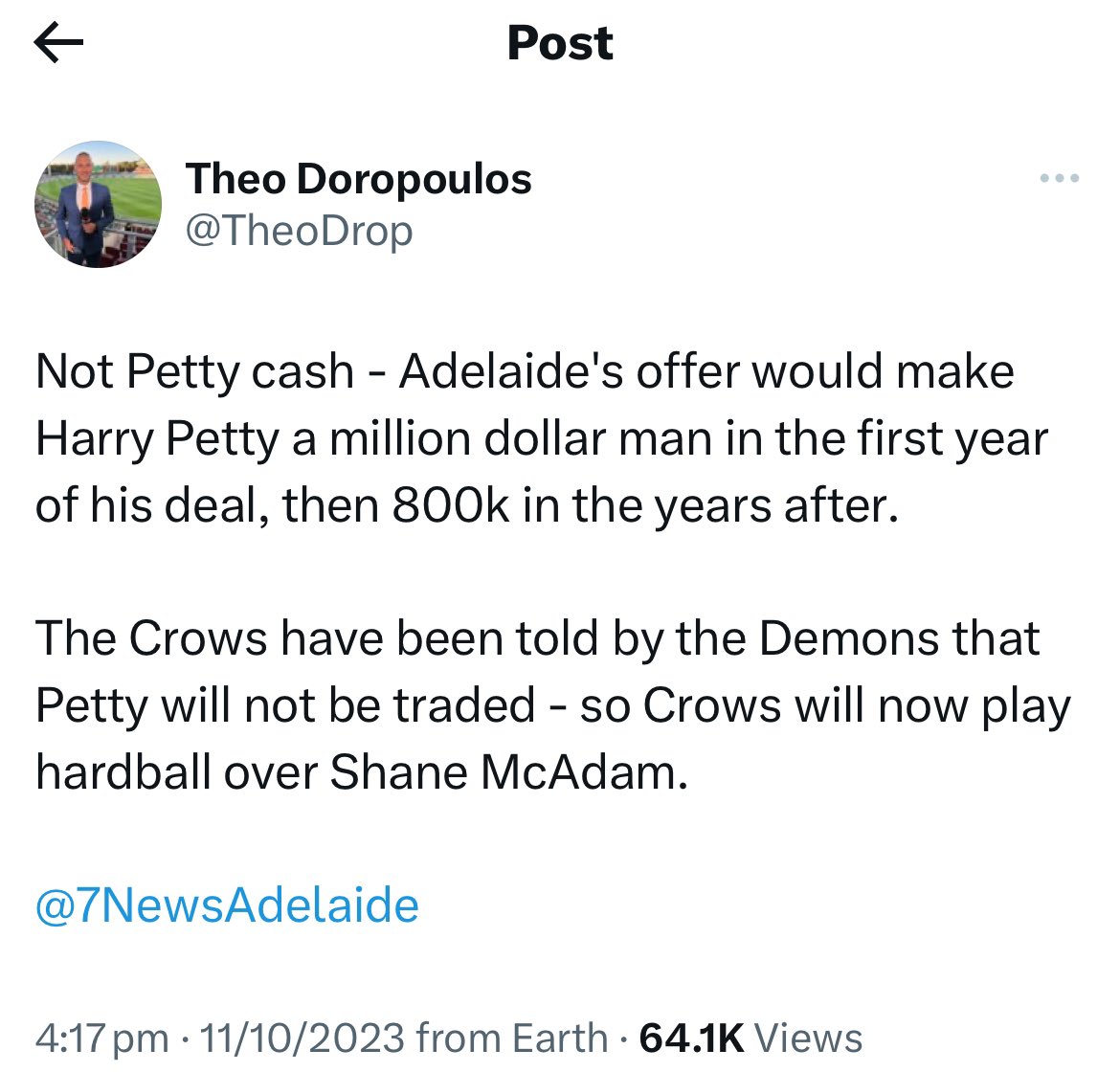 ciccas10's tweet photo. @TigerWooda @traderadio Almost ridiculous as this:

The world has gone fucking mad. Harrison Carey? https://t.co/YIaFOSyMSz