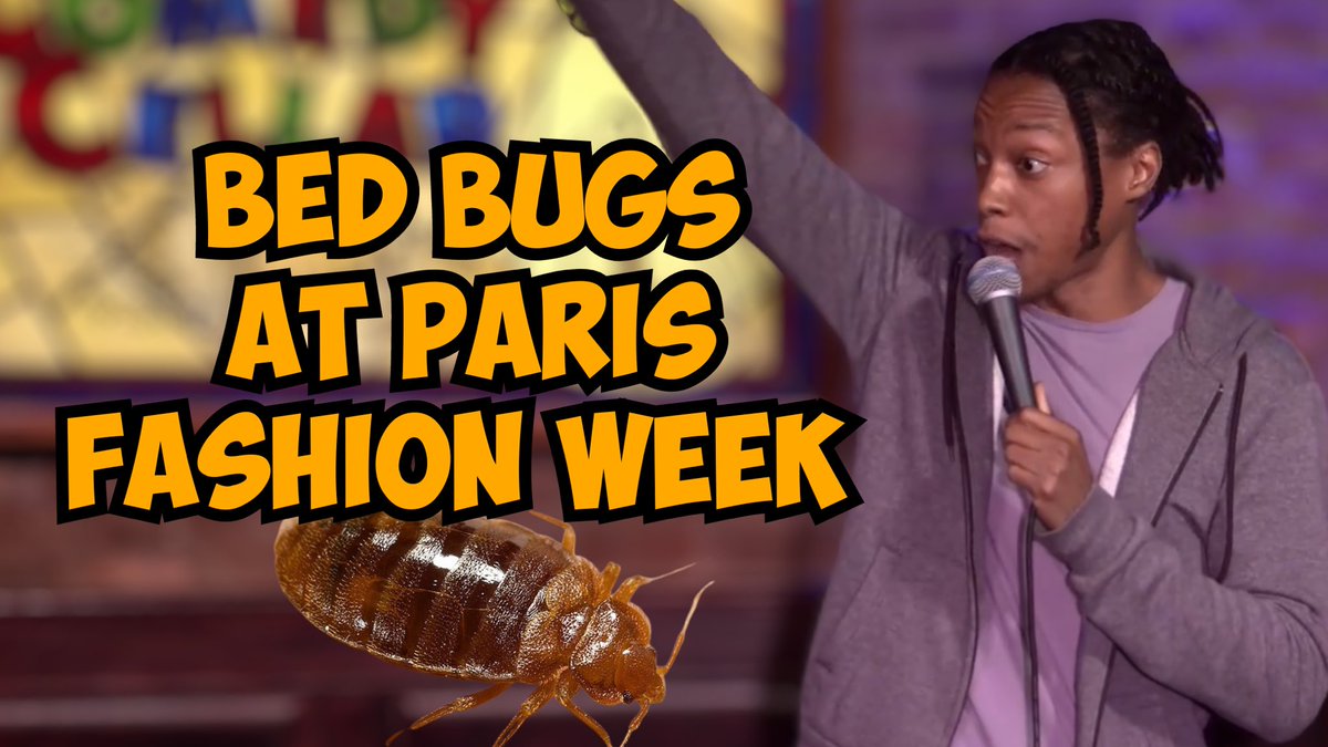 Bed Bugs at Paris Fashion Week, McCarthy Out + more - Josh Johnson - Comedy Cellar - Standup Comedy youtu.be/JlENPVYyuWk