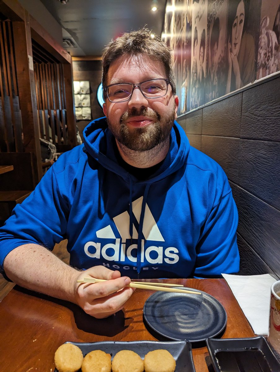 Rochelle Benoit (@superroche) on Twitter photo Bad days call for sushi 🍣 with my favourite human. Thanks <a href="/MLWeber117/">Matt Weber</a>, for reminding me to find joy in the chaos. 🩷 Bad days call for sushi 🍣 with my favourite human. Thanks <a href="/MLWeber117/">Matt Weber</a>, for reminding me to find joy in the chaos. 🩷