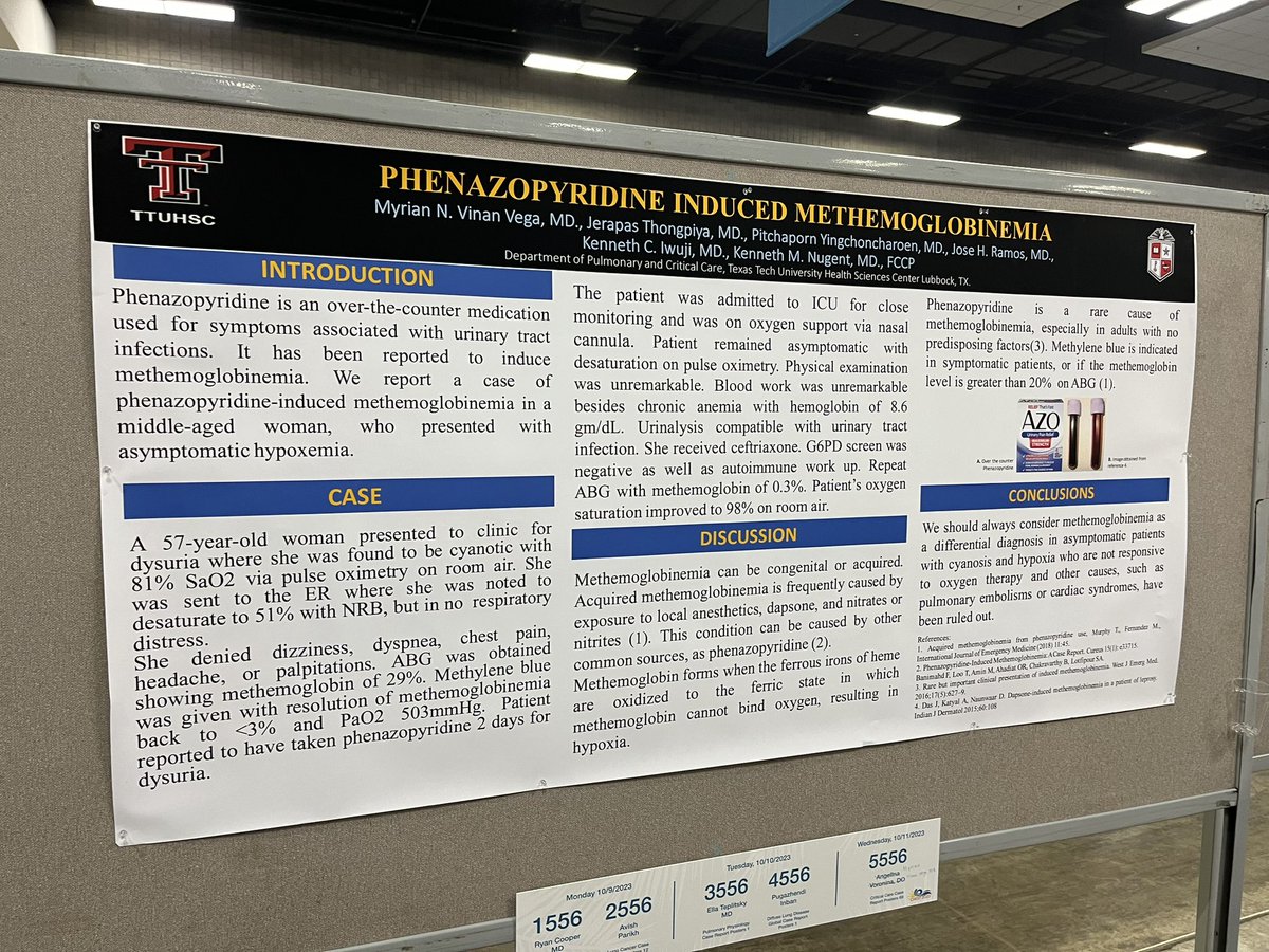 Another Red Raider poster from <a href="/mnoella_vinan/">Noella Vinan Vega MD</a> <a href="/accpchest/">CHEST</a> #CHEST2023 <a href="/ttuhscmed/">TTUHSC School of Medicine</a> <a href="/TTUHSC/">Texas Tech University Health Sciences Center</a> <a href="/AruneeMotes/">Arunee Motes</a>