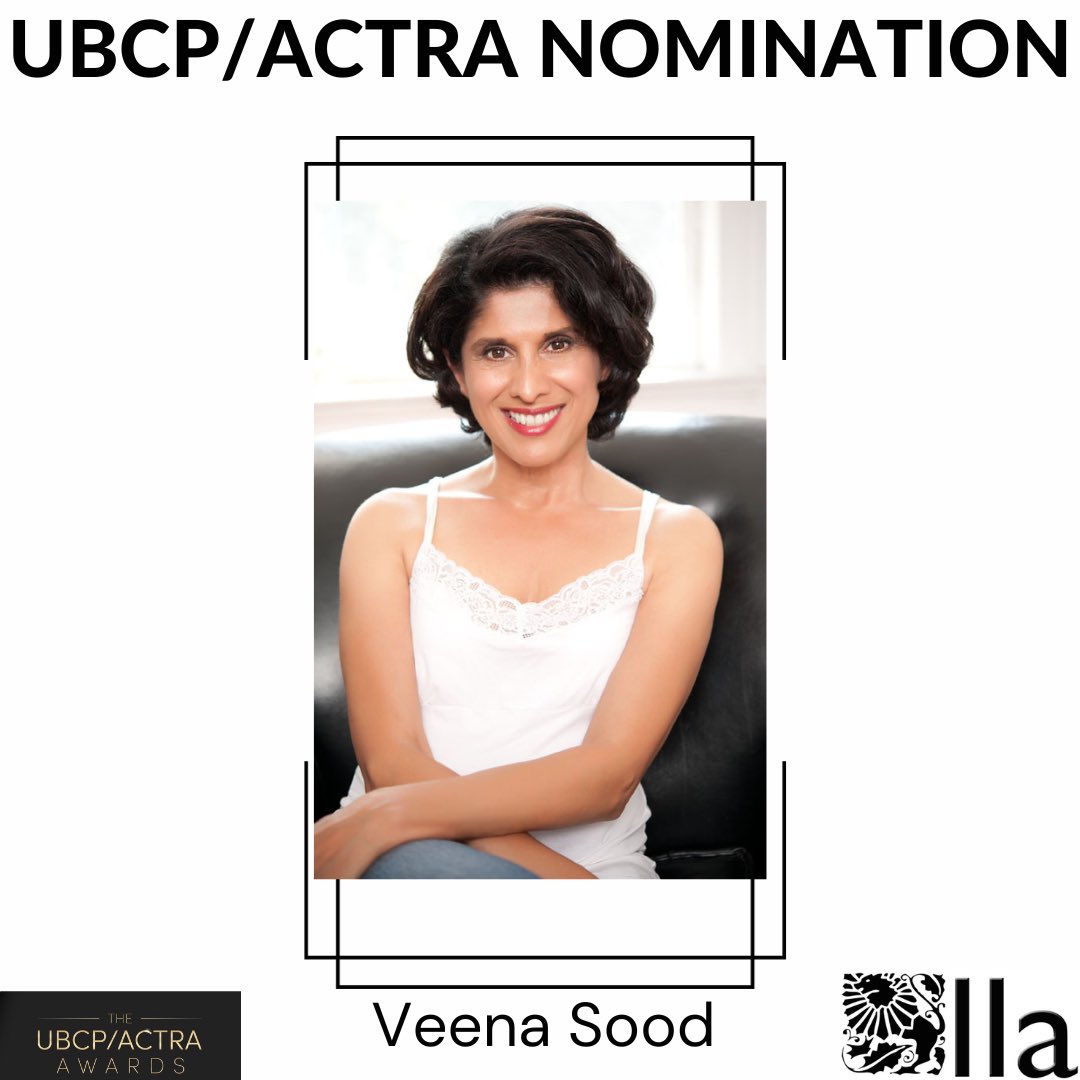 It’s no secret that Veena Sood is a talented actor… well if it was a secret then it definitely isn’t now! Congratulations Veena Sood on this nomination for Best Lead Performance - Motion Picture!! 👏🏼👏🏼👏🏼