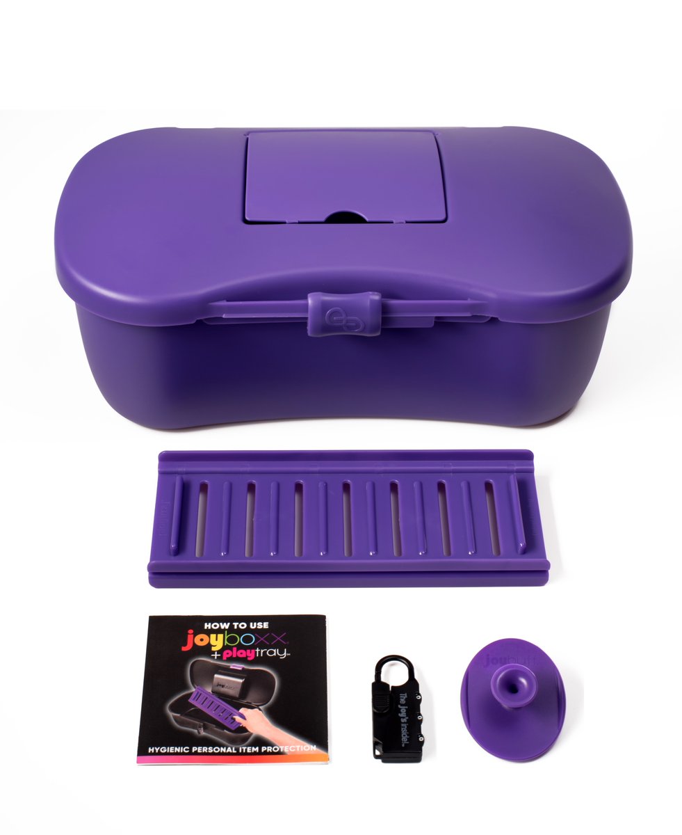 Joyboxx + Playtray (Purple/Purple) 10th ANNIVERSARY EDITION - The #1 Toy Box for Ad...', for 55.00 via @amazon amazon.com/gp/product/B0B…