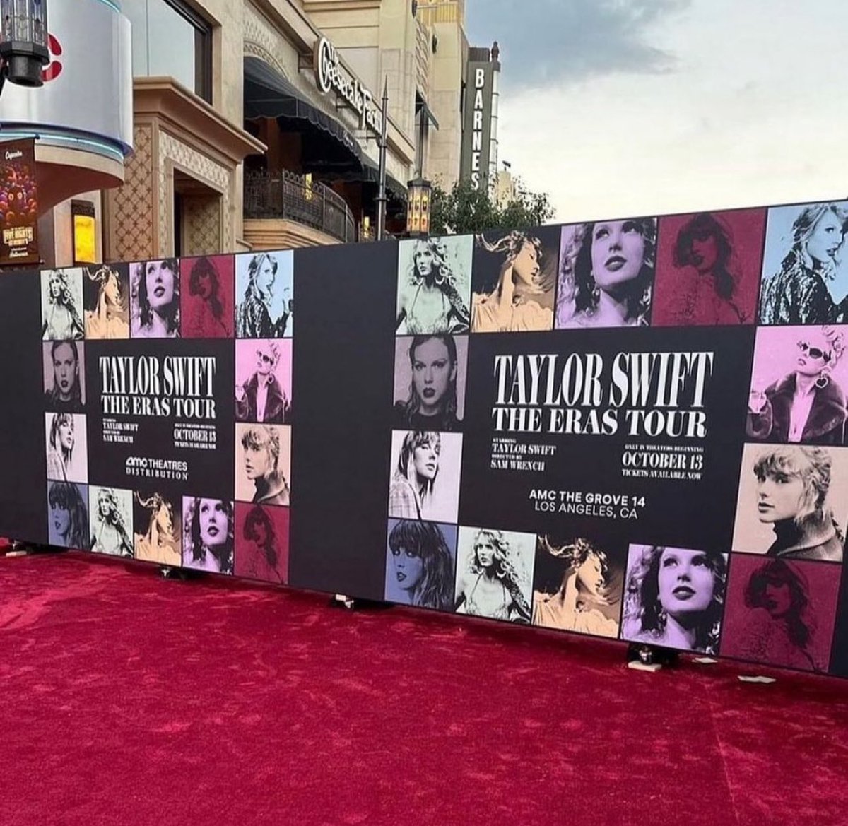 braincreativeai's tweet photo. At #TaylorSwift #ErasTour LA movie premiere https://t.co/P7GIiSARib