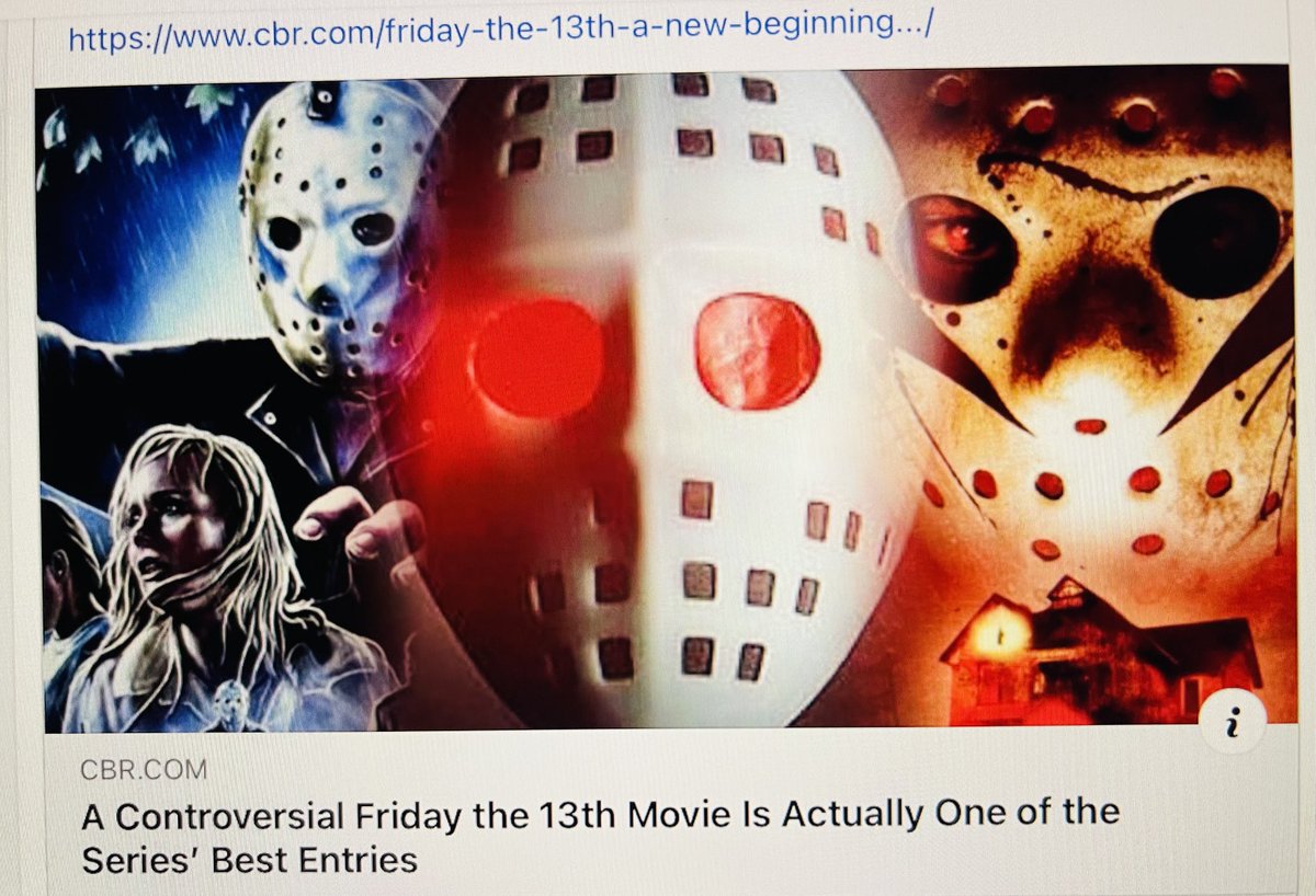 Well… how do you like that!!  Quentin Tarantino wasn’t wrong!!#fridaythe13th #part V##finalgirl