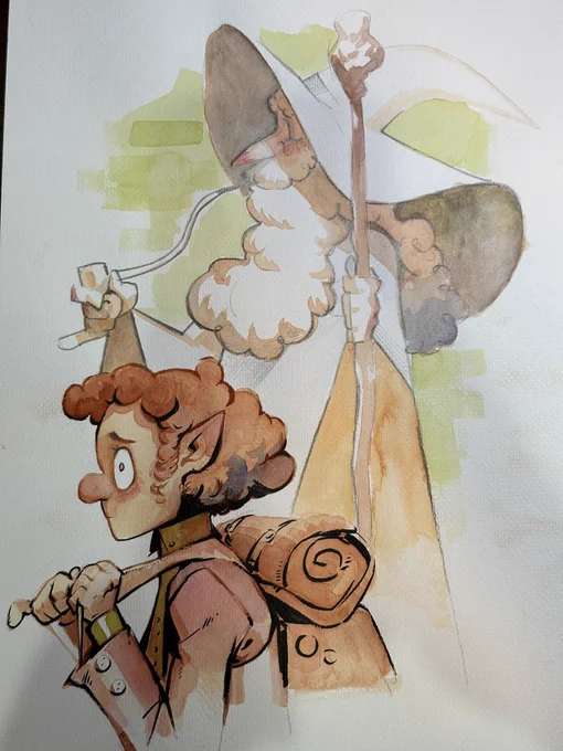 Inktober Day 11: wander 