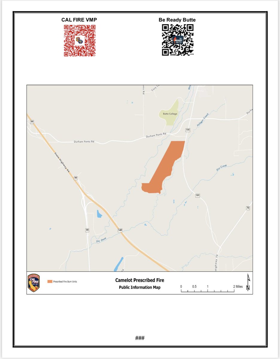 CALFIRE_ButteCo's tweet image. Prescribed fire planned in Butte Valley. See the News Release for more information. #BeReadyButte
