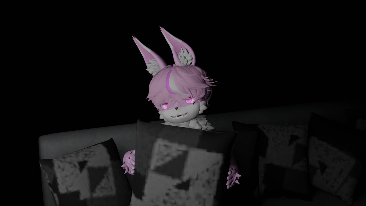 Its Spooky Month anyone wants to come snuggle me as we watch spooky movie~

Render from my wonderful friend <a href="/LeoRain12/">LeoRain</a> 💙