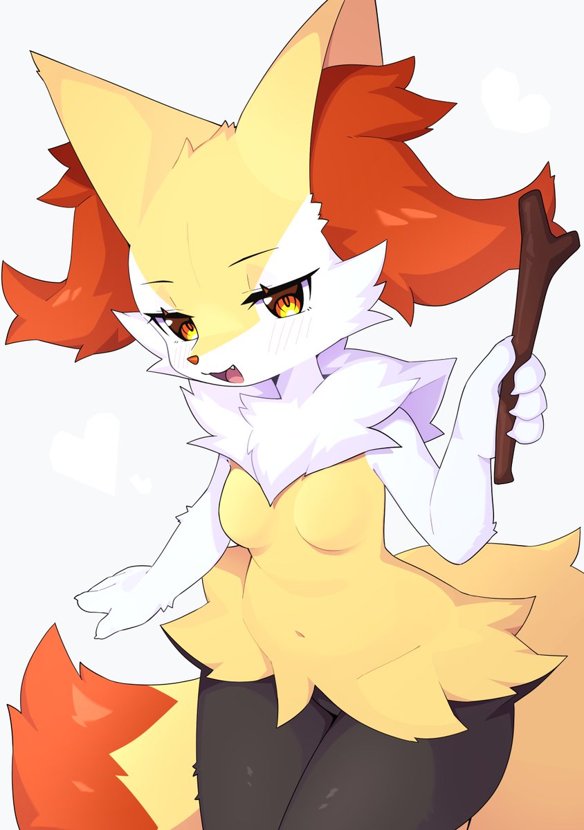 Dev_Voxy's tweet photo. Braixen 🦊 https://t.co/W3miC1G2Mw