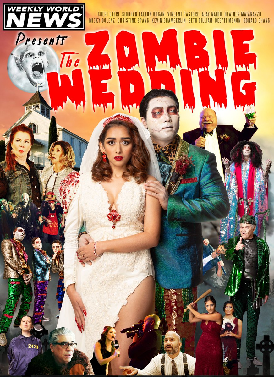 Not yet "final" but gives you a feel for the crazy good time you'll have at <a href="/WWN_Studios/">Weekly World News Studios</a>' star-studded debut film: #TheZombieWedding set in beautiful Cumberland County, NJ - Hollywood East 

#ZomCom (i.e. Zombie Romantic Comedy)
<a href="/weeklyworldnews/">WEEKLY WORLD NEWS</a> 
#brains #wedding

Stay tuned...