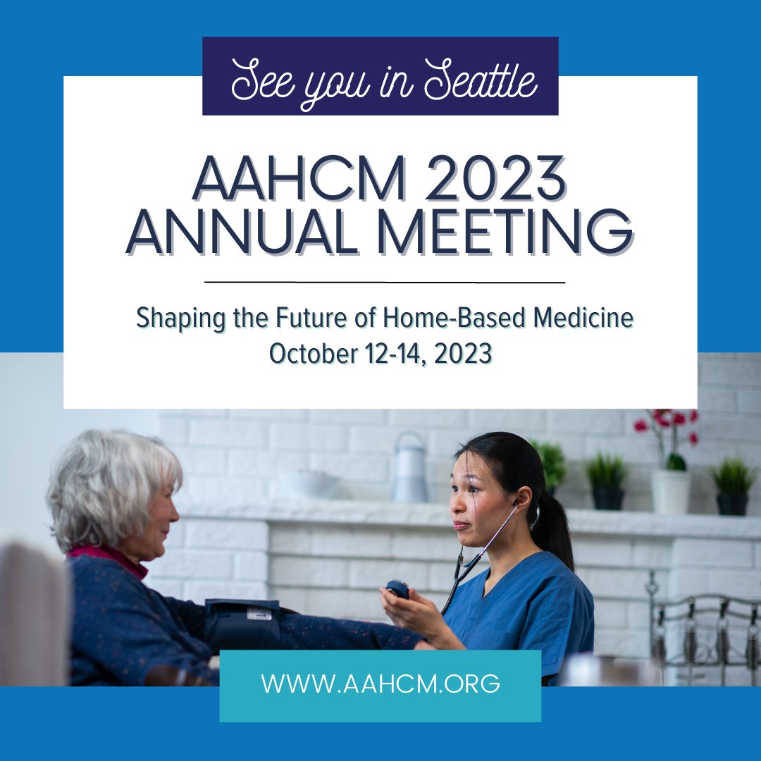 See you tomorrow! Your flights are booked, your bags are packed, and the Academy can't wait to greet you in Seattle! #AAHCM2023 #homecaremedicine #seeyouinseattle