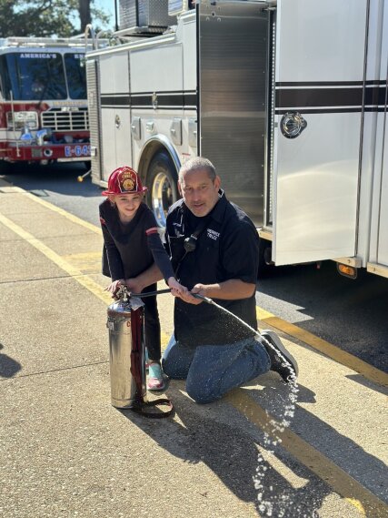 Students welcomed the Merrick Fire Department and actively engaged in a fire safety and prevention assembly, where knowledge and preparedness took center stage. Students in grades PreK-3rd learned that "Fire won't wait, plan your escape!"