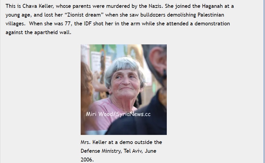 miriwood's tweet photo. @matthewburger @MarketofKing @DailyCaller #Israel doesn't even tolerate Jews who support 2 states: #IDF shot Mrs Keller when she was 77, Matan Coheh, 17, & Limor Goldstein 26.
https://t.co/eJcBNWUkiQ https://t.co/IYoiCH9XDX