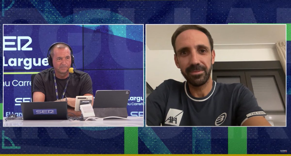 ellarguero's tweet photo. 🎾🙌 @JuanfranT20, en @ellarguero, para hablar sobre el evento de pádel solidario más grande del mundo #Play2Help
💪 ¡Nuestros @manucarreno, @PabloPintoDAZN, @JaviBlancoSER, @Tala_Radio... están convocados!
🤩 ¡Desde las 10 de la mañana de este viernes, no te lo pierdas! https://t.co/K3cEpAiYtQ