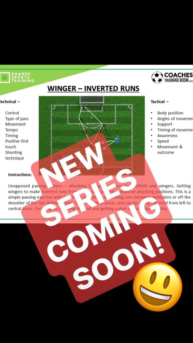 CoachesTrngRoom's tweet photo. New Series Coming Soon‼️😃⚽️

#CoachesTrainingRoom https://t.co/wFNjb6TzPI