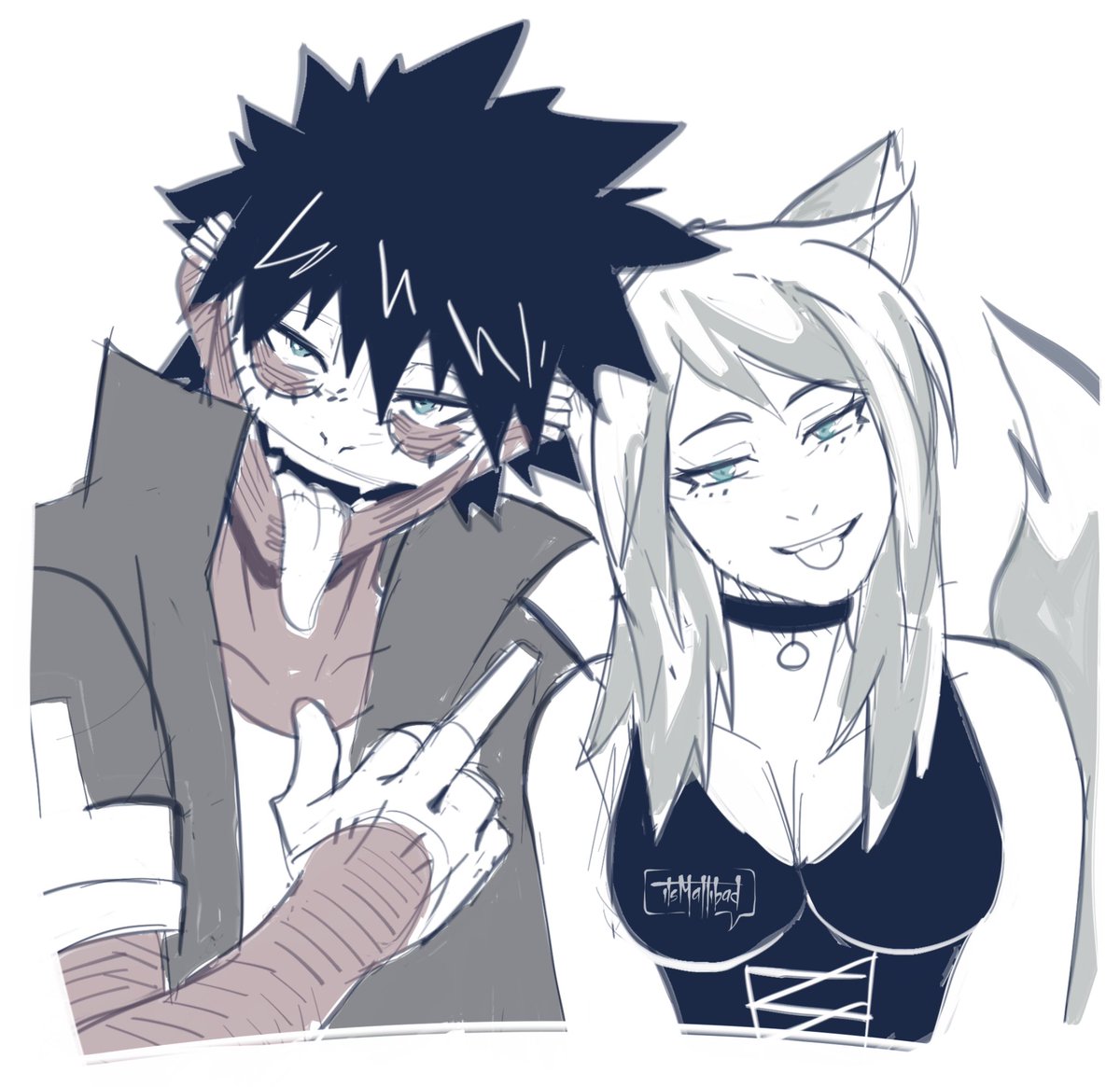 itsMattibad's tweet photo. A Dabi/OC request, thank you! https://t.co/ZRGcZicDLt