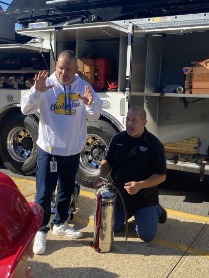 Even staff and administration got to participate as well!