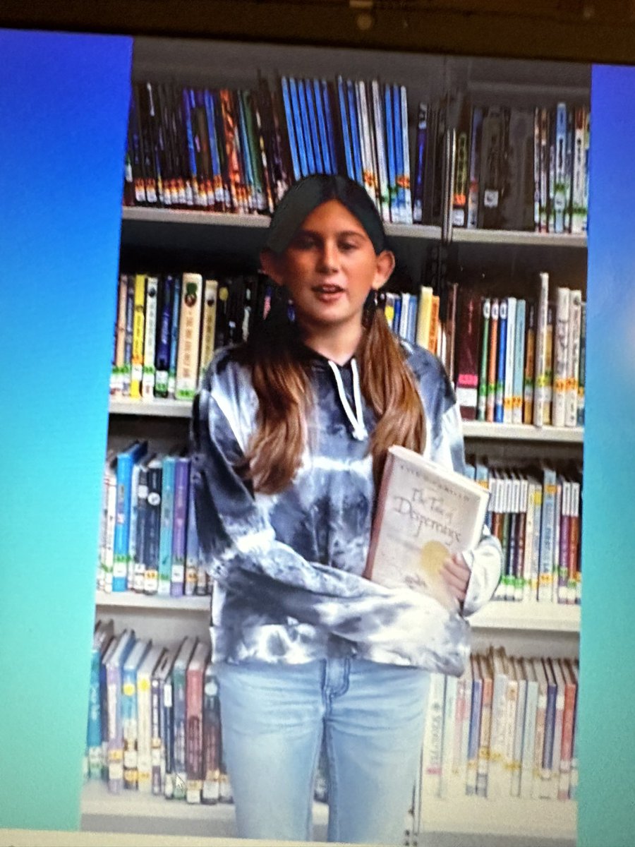 It may be fall break, but Oakmont Elementary students are still doing amazing things.  Jackie was chosen to be part of the Kate DiCamillo live interview on Book Breaks today!  I can’t wait to share this with all of OES after fall break. <a href="/oes_cougarcubs/">Oakmont Elementary</a>