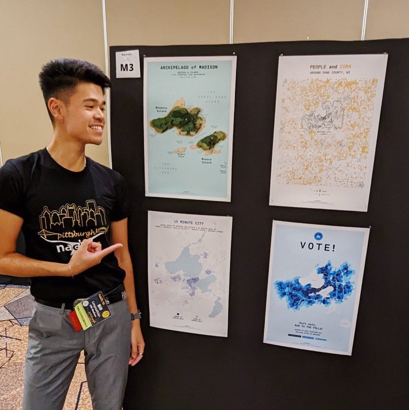 Not at #nacis2023, but some of my maps are! Swing by the map gallery if you’re there in person. 📌 🗺️