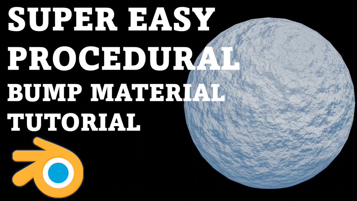 BURBAX4's tweet photo. Create a Simple Procedural Bump Texture Material in Blender 3.6

#blender #b3d #texturing #procedural #proceduraltexture 

https://t.co/890zr5W2vz https://t.co/lXccAwEwhH