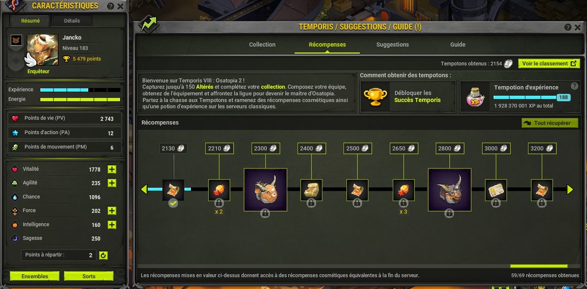 El_JankoV's tweet photo. #Osatopia Jour 17 :
- On a encore un peu avancé sur les métiers, on a atteint l'étape de la croquette 40% sur bestiologue, on va très vite rush le 180, d'ici ce week-end ce sera plié normalement
- L'alma d'aujourd'hui va m'orienter sur du PvM pour la soirée, on vise le lvl 190 https://t.co/RSth6A1sCA