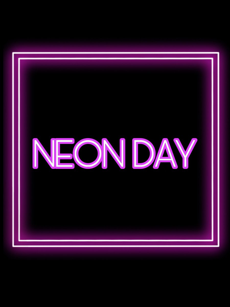 Neon Day
Tomorrow‼️‼️
Last day to go crazy before hoco🫡