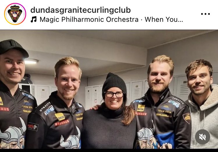 *fangirl squee* more pics of my Icevengers! Bummed I won’t get to see <a href="/TeamNiklasEdin/">Team Niklas Edin</a> when I finally make it to Canada later this month Hope they win all their games Lycka till 🐐 <a href="/NiklasEdin/">Niklas Edin</a> <a href="/Oggelit/">Oskar Eriksson</a> <a href="/WranaRasmus/">rasmus wranå</a> <a href="/cr1ppa/">Christoffer Sundgren</a> 🥌💙💛🇸🇪 #curling 

📸 <a href="/DundasValleyGCC/">Dundas Valley G&CC</a>
