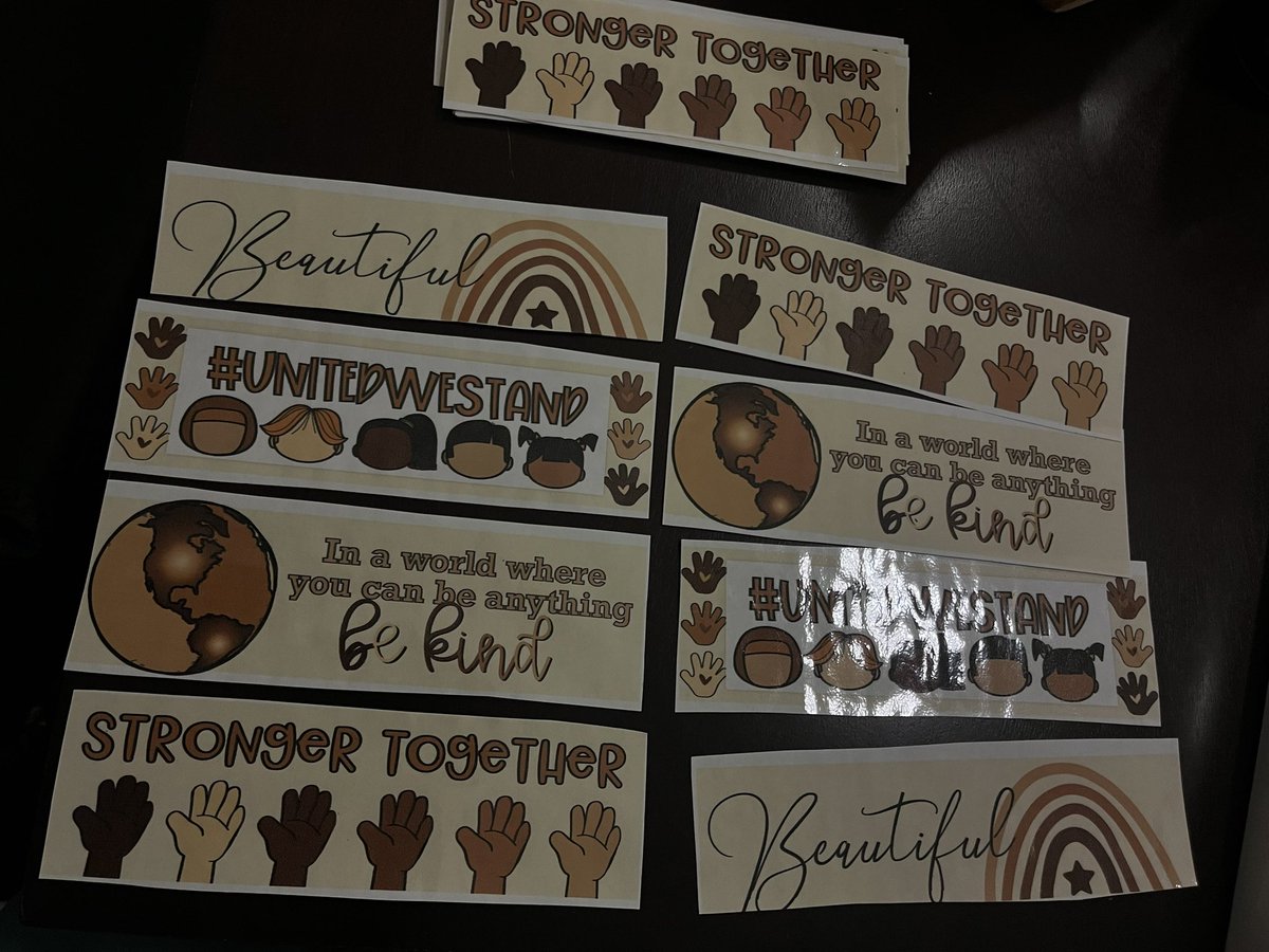 I love being able to come home and get bookmarks ready for my students (as a surprise) based on a diversity lesson we studied today in health!