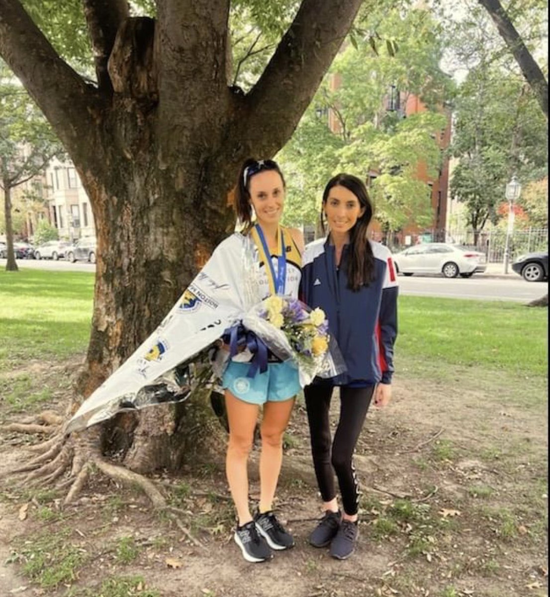 NutritionNerd's tweet photo. 2 yrs ago today I ran the Boston Marathon w/the @CamNeelyFdn in support of folks battling cancer, like my late sister Jessica. Despite being in her final days, she was determined to get to the finish line and cheer me on. 

I miss her &amp; her zest for life everyday. #BuckOffCancer https://t.co/GHZS2JMWO7