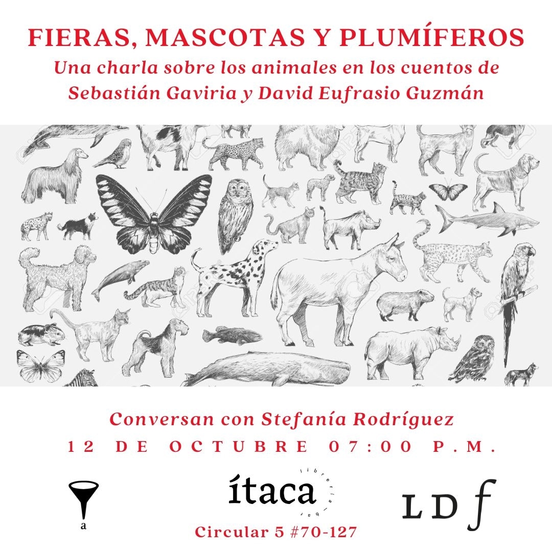 davideufrasio's tweet photo. Mañana jueves charla animal con @sebasgav24 y @StefaRodriguez en la librería Ítaca.

A las 7 p.m. https://t.co/nALByQTn49
