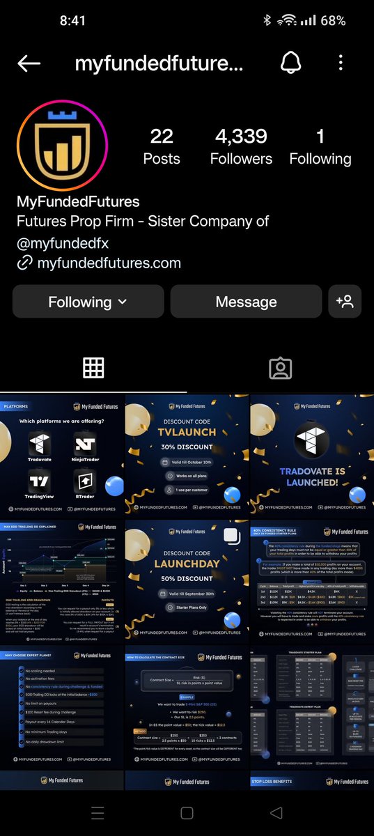 JaEdmuva's tweet photo. @MyFundedFutures Done 🤞 https://t.co/bQxnZc4Jw3