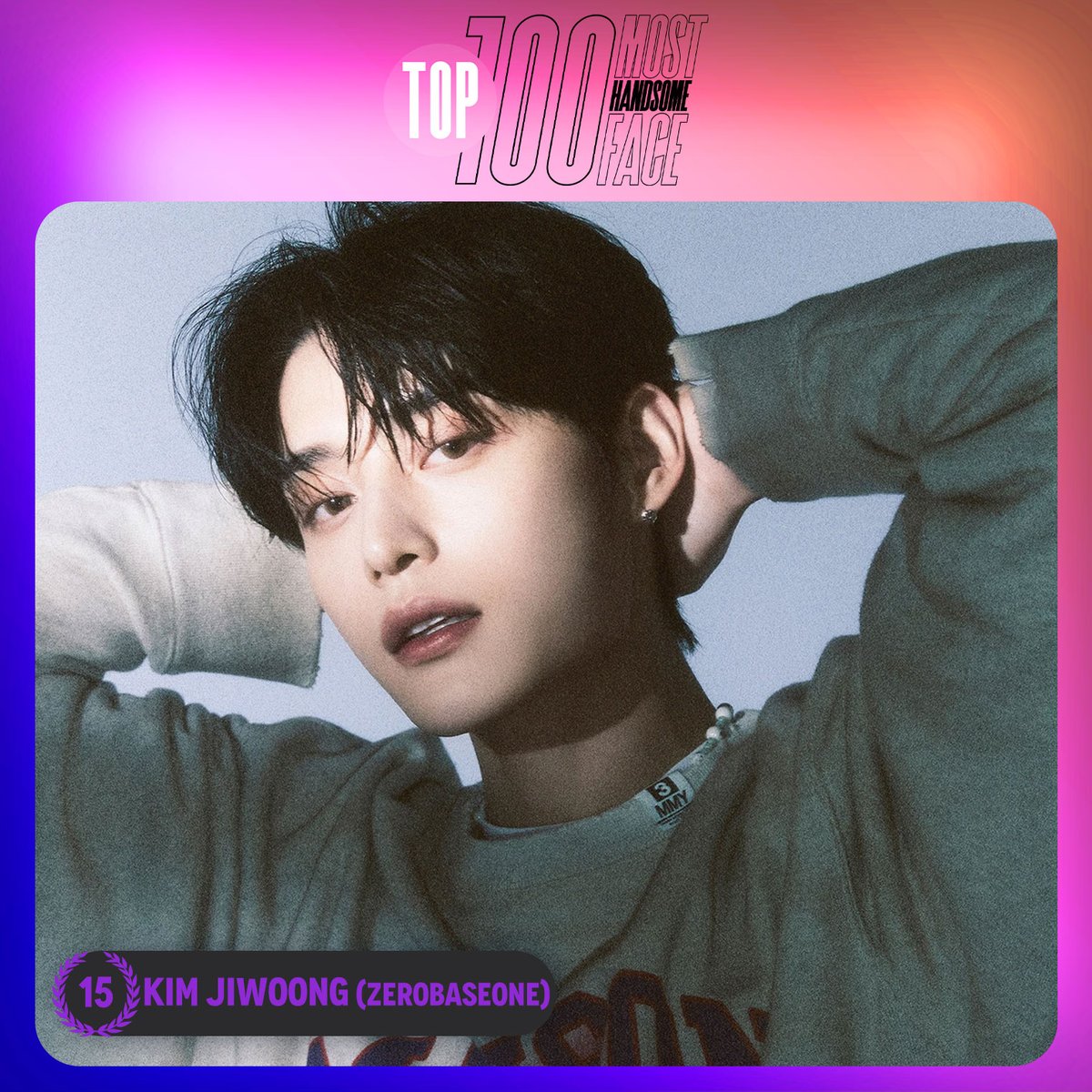 TOP100KPOP's tweet photo. TOP 100 – Most Handsome Faces Of K-POP in 2023

#15 KIM JIWOONG (#ZEROBASEONE)

Congratulations! 🎉 https://t.co/KO1jJGkx5K