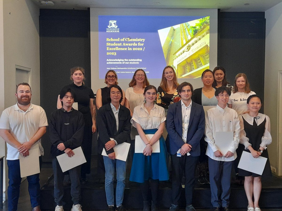 School of Chemistry | University of Melbourne tweet media