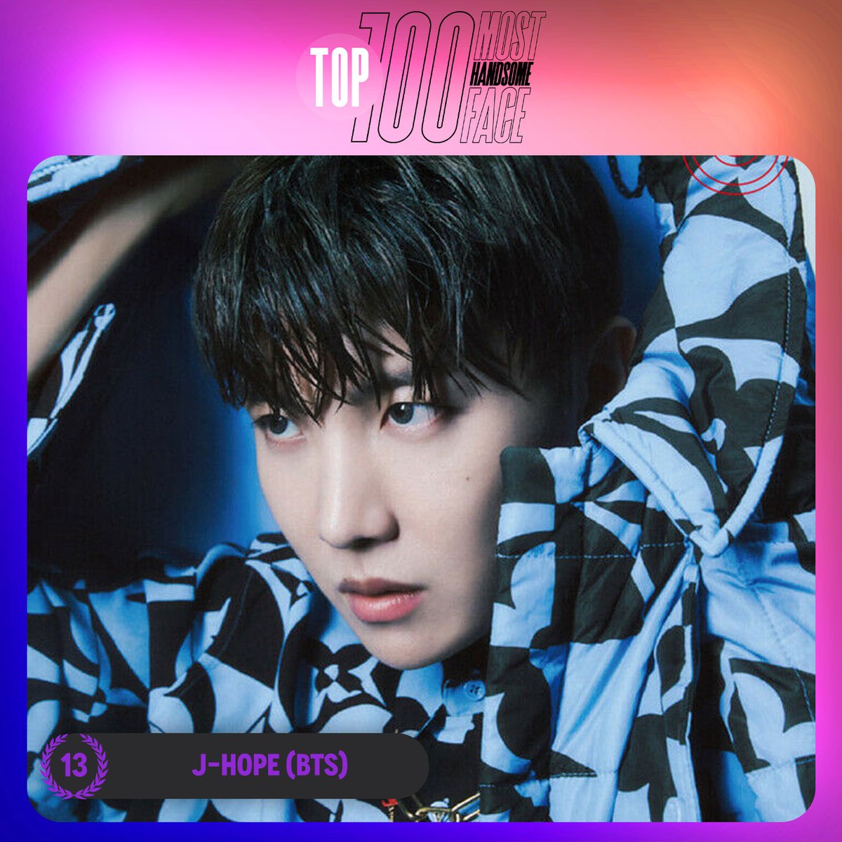 TOP100KPOP's tweet photo. TOP 100 – Most Handsome Faces Of K-POP in 2023

#13 J-HOPE (#BTS)

Congratulations! 🎉 https://t.co/ZnHFfN9xz4