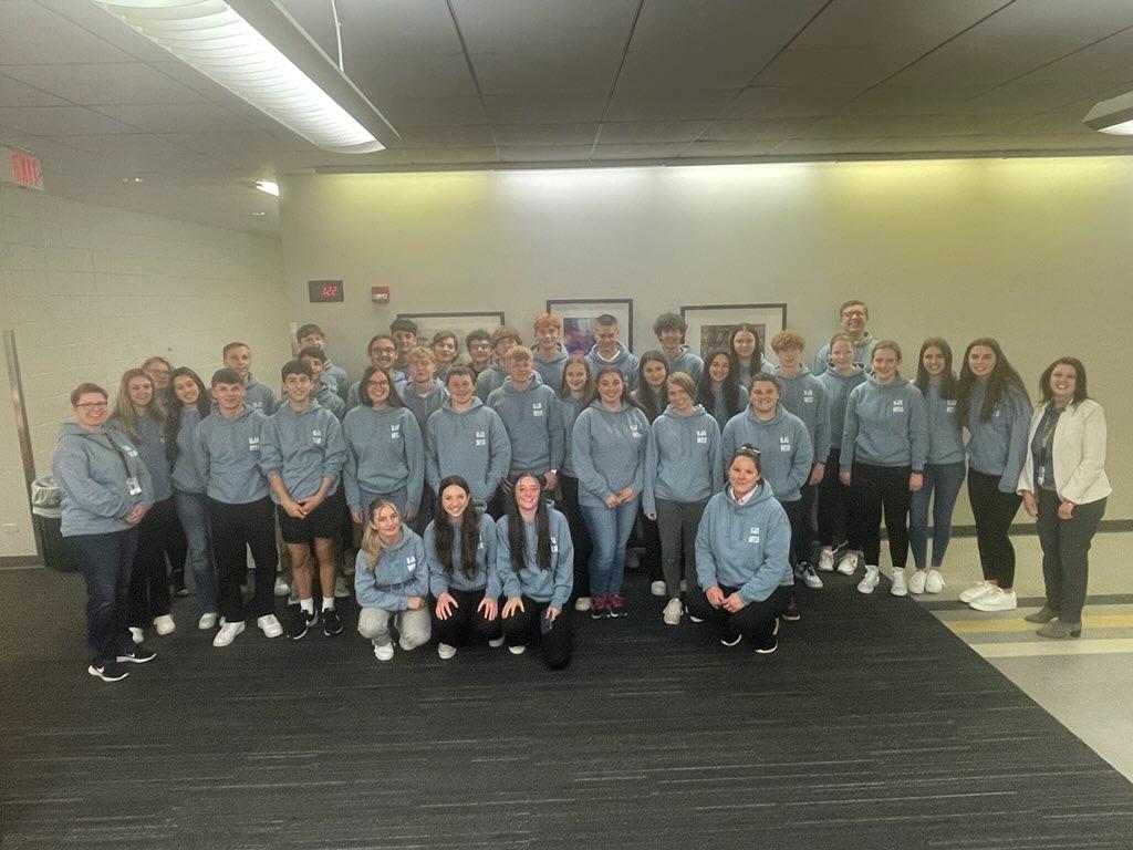 VJAGermany's tweet photo. It was a great first day at school with our partners from Büdingen, Germany.   Thank you to Dr. Othman, Dr. Nolting and other administrators for a warm welcome at lunch! @AndrewHS_d230 @VJAGermanClub https://t.co/yPQy16YObt