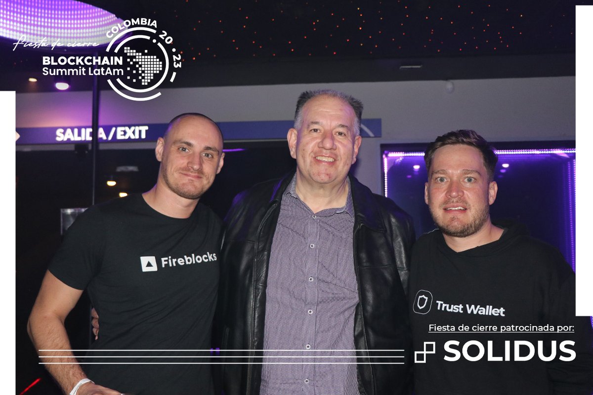 BlockSummitLA's tweet photo. Agradecemos a #SolidusCapital por habernos entregado la fantástica fiesta de cierre del Blockchain Summit Latam Colombia 2023. 

Compartimos algunas imágenes de cómo se disfrutó el cierre de #BSLCOLOMBIA2023 junto a la comunidad.

Esperamos que todos y todas lo hayan disfrutado! https://t.co/ZDYksMBiqi