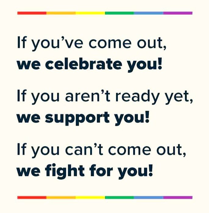 #NationalComingOutDay