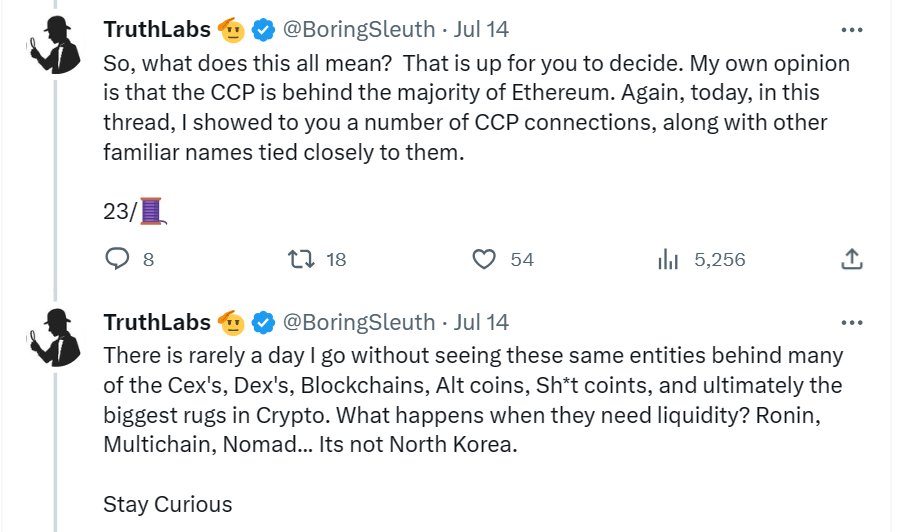 🚨FTX TRIAL SHOWS CCP INVOLVED WITH HUOBI &amp; OKC - CONFIRMING WHAT I TOLD YOU IN JULY🚨

Back in July, I told you, and showed you the receipts that CCP affiliates, and officers, were behind setting up and funding the HUOBI exchange. I warned that the exchange was being used by the